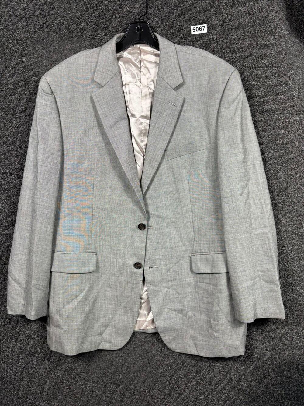 Ralph Ralph Lauren Blazer Mens 44R Gray 100% Wool Two Button Double Vent Lined